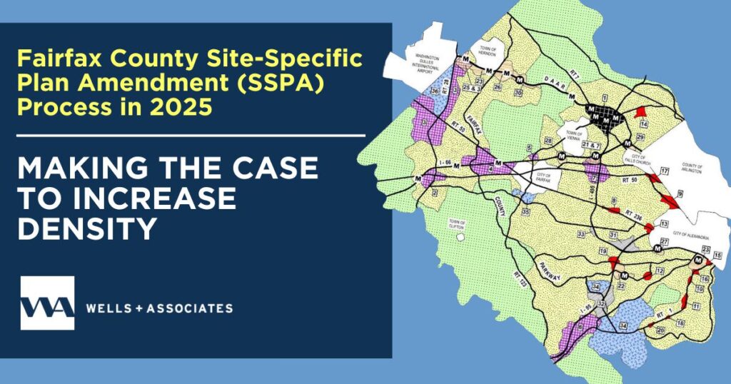 image depicting map of Fairfax County for blog about Fairfax County Site-Specific Plan Amendment (SSPA) Process including transportation requirements