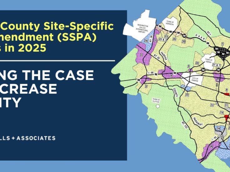 image depicting map of Fairfax County for blog about Fairfax County Site-Specific Plan Amendment (SSPA) Process including transportation requirements